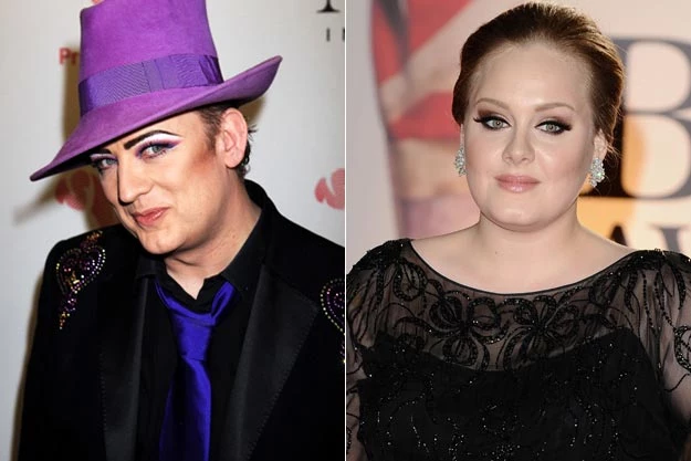 Boy-George-Adele Boy George Adele