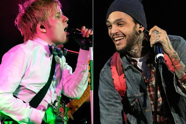 Patrick Stump Travie McCoy of Gym Class Heroes Patrick Stump Travie McCoy of Gym Class Heroes