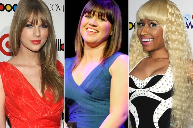 Taylor Swift Kelly Clarkson Nicki Minaj Taylor Swift Kelly Clarkson Nicki Minaj