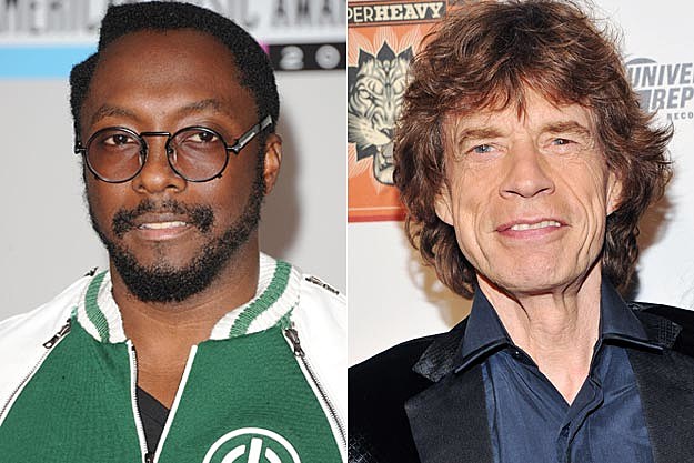 william-Mick-Jagger will.i.am Mick Jagger