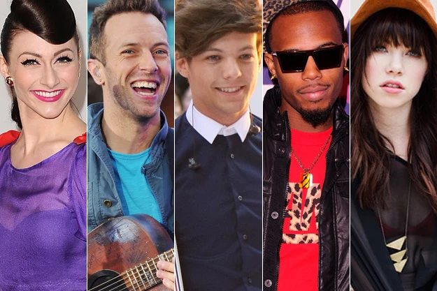Karmin Coldplay One Direction BoB Carly Rae Jepsen Karmin Coldplay One Direction BoB Carly Rae Jepsen