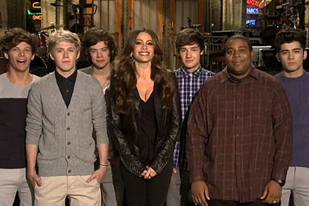 Sofia Vergara + One Direction One Direction, Sofia Vergara, Kenan Thompson