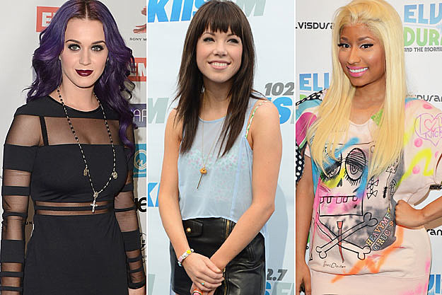 Katy Perry Carly Rae Jepsen Nicki Minaj Katy Perry Carly Rae Jepsen Nicki Minaj