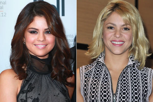 Selena-Gomez-Shakira Selena Gomez Shakira