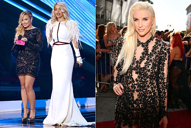 Demi Lovato Rita Ora Kesha Demi Lovato Rita Ora Kesha