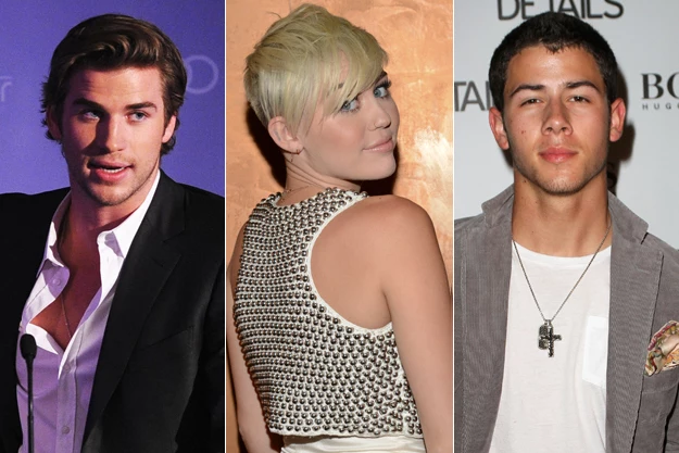 Liam Hemsworth Miley Cyrus Nick Jonas Liam Hemsworth Miley Cyrus Nick Jonas