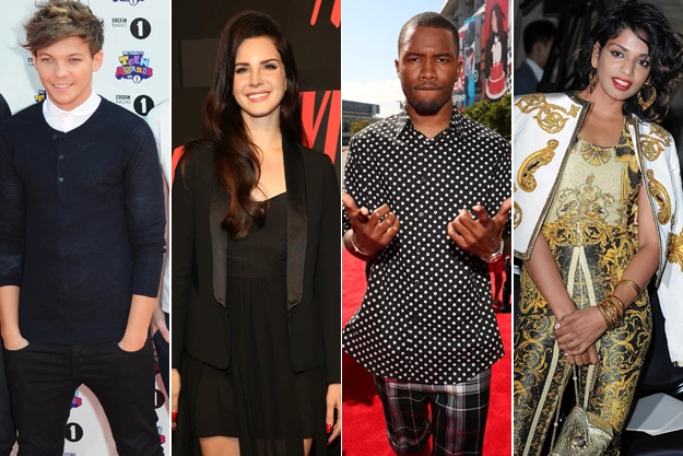 One Direction Lana Del Rey Frank Ocean M.I.A. One Direction Lana Del Rey Frank Ocean M.I.A.