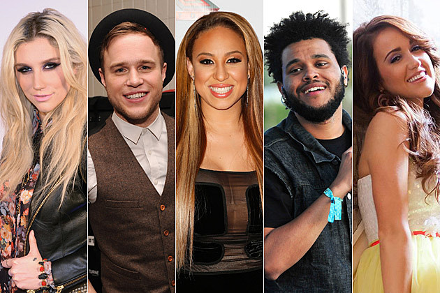 Kesha Olly Murs Melanie Amaro The Weeknd Britt Nicole Kesha Olly Murs Melanie Amaro The Weeknd Britt Nicole