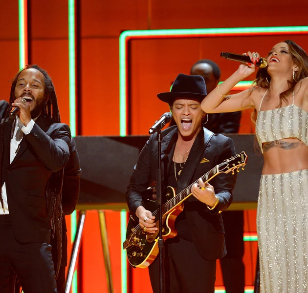 Ziggy Marley Bruno Mars and Rihanna 