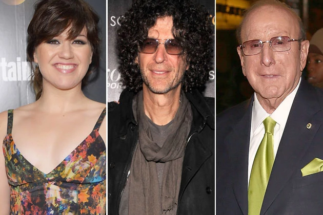 Kelly Clarkson Howard Stern Clive Davis Kelly Clarkson Howard Stern Clive Davis