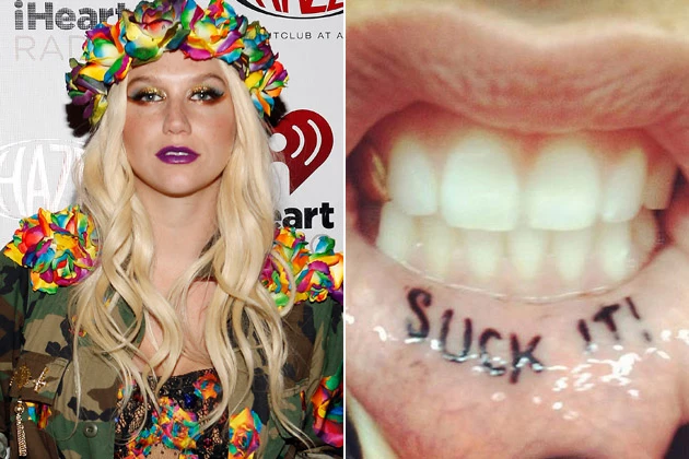 Kesha Bad Celebrity Tattoos