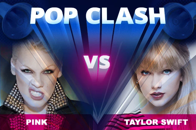 Pink Taylor Swift Pop Clash Pink Taylor Swift Pop Clash