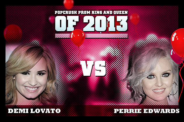 Demi Lovato Perrie Edwards Prom Queen 2013 Demi Lovato Perrie Edwards Prom Queen 2013