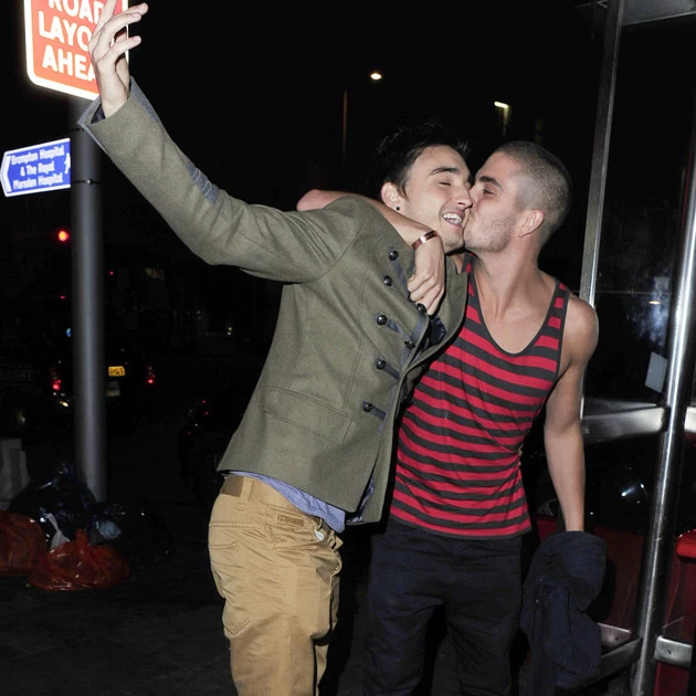 Max George Tom Parker Kissing