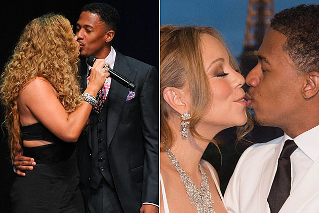 Mariah Carey Nick Cannon Kissing