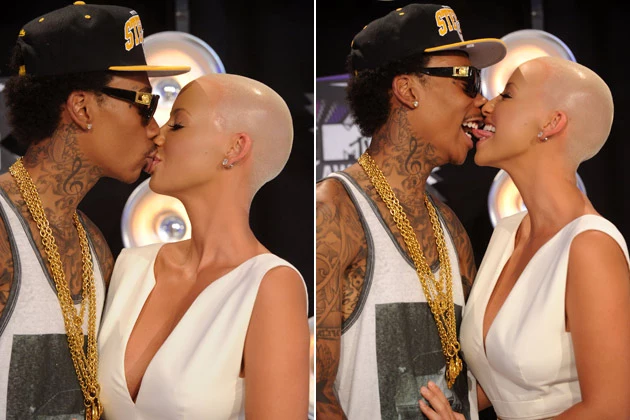 Wiz Khalifa Amber Rose Kissing