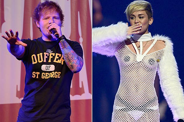 Ed Sheeran Miley Cyrus Ed Sheeran Miley Cyrus