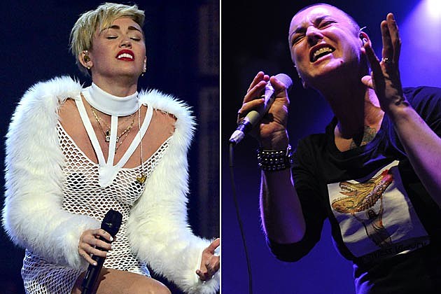 Miley Cyrus Sinead O'Connor Miley Cyrus Sinead O'Connor
