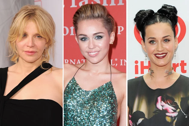 Courtney Love, Miley Cyrus, Katy Perry Courtney Love, Miley Cyrus, Katy Perry