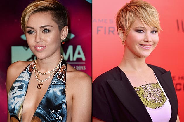 Miley Cyrus Jennifer Lawrence Miley Cyrus Jennifer Lawrence