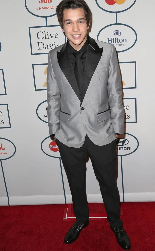 Austin Mahone Clive Davis Grammy Party Austin Mahone Clive Davis Grammy Party
