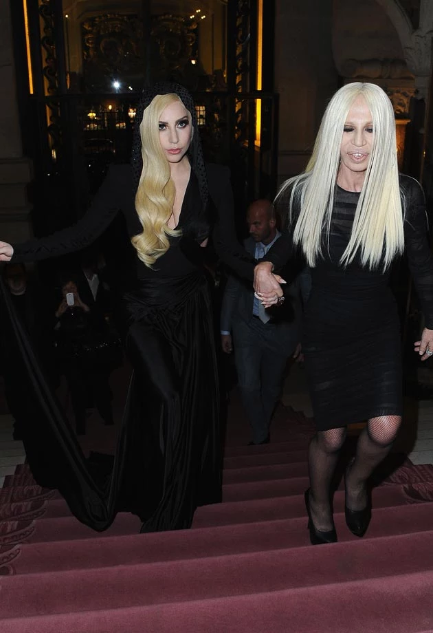 Lady Gaga Versace Fashion Show Lady Gaga Versace Fashion Show