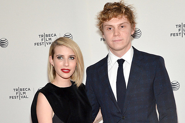 Image result for emma roberts and evan peters
