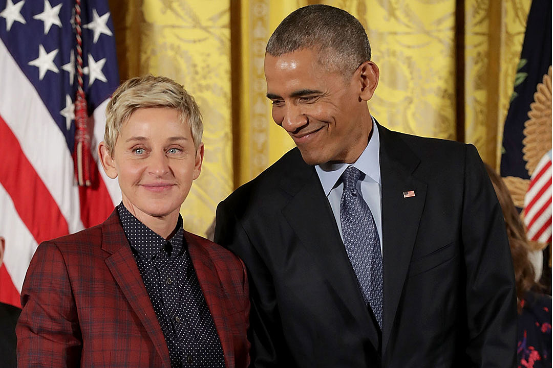 Ellen DeGeneres Barack Obama medal of freedom