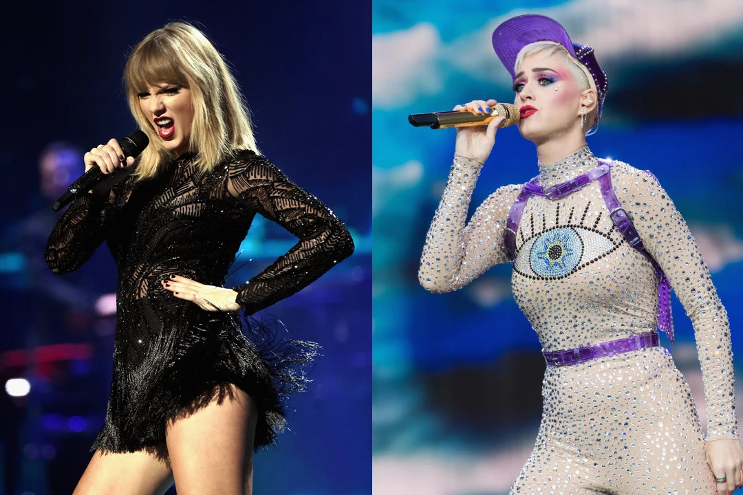 Taylor Swift with Katy Perry