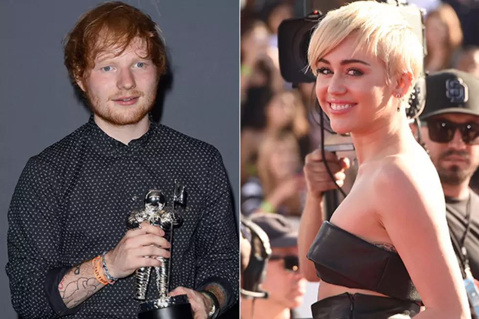 Ed Sheeran Says There’s No Beef With Miley Cyrus After VMAs