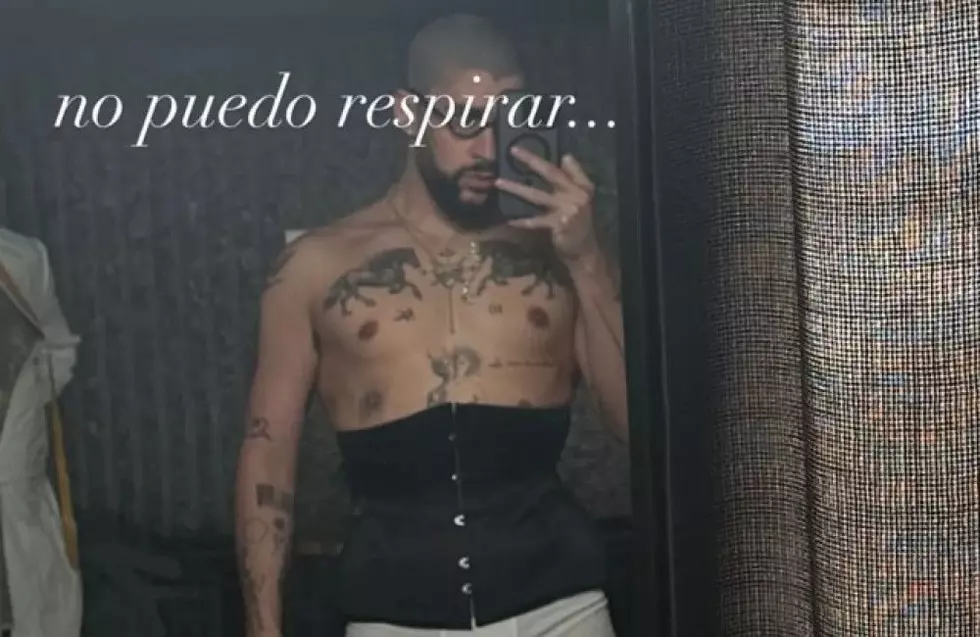 Bad Bunny Left Struggling to Breathe in Corset